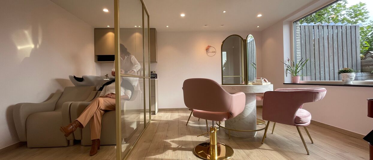 Kapsaloninrichting Pink Gold Marble 10